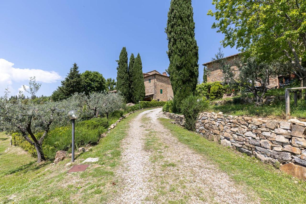 Borgo Nel Chianti Istrice Con Piscina Tennis E Wifi Castellina in Chianti Bagian luar foto