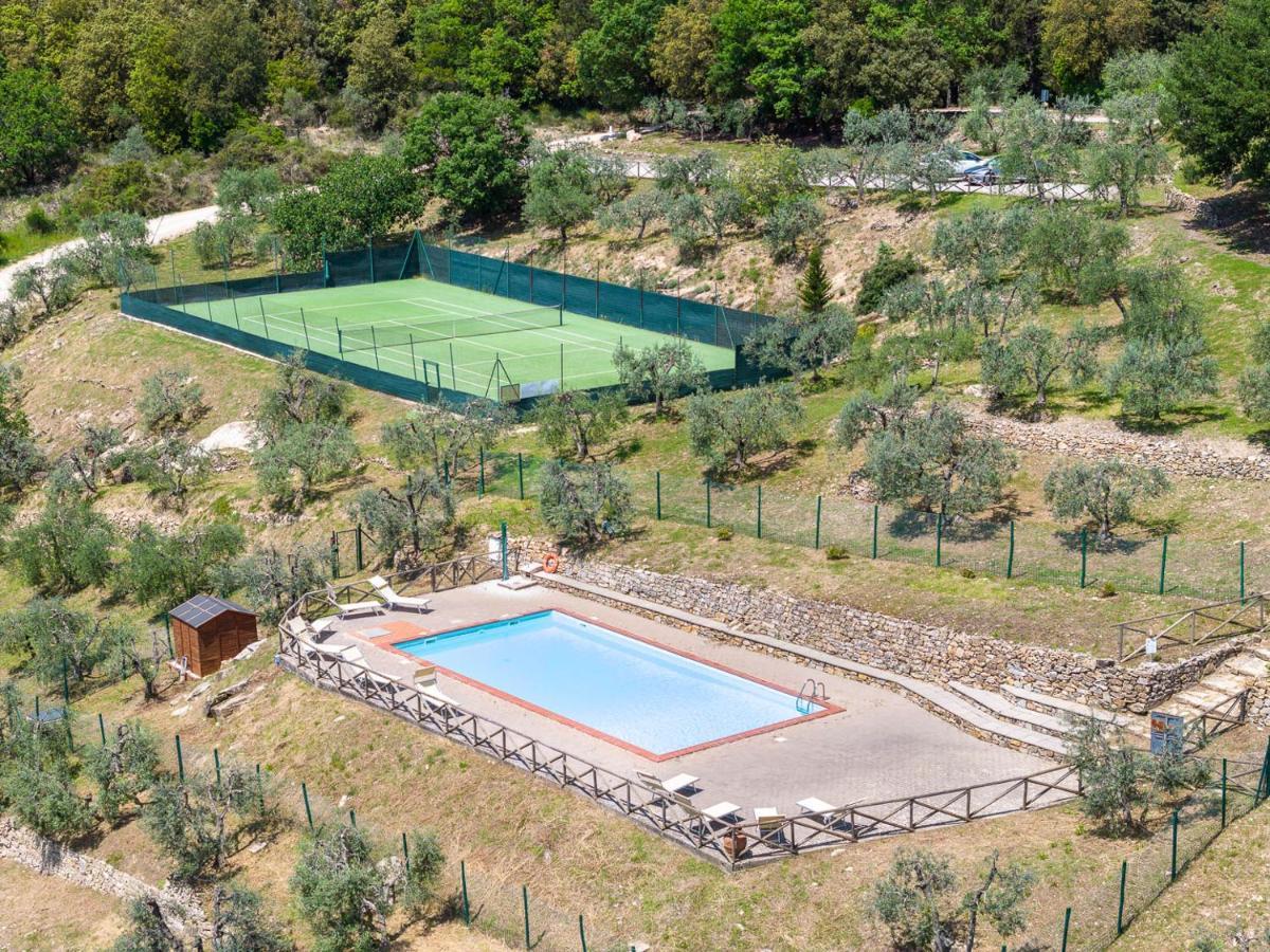 Borgo Nel Chianti Istrice Con Piscina Tennis E Wifi Castellina in Chianti Bagian luar foto