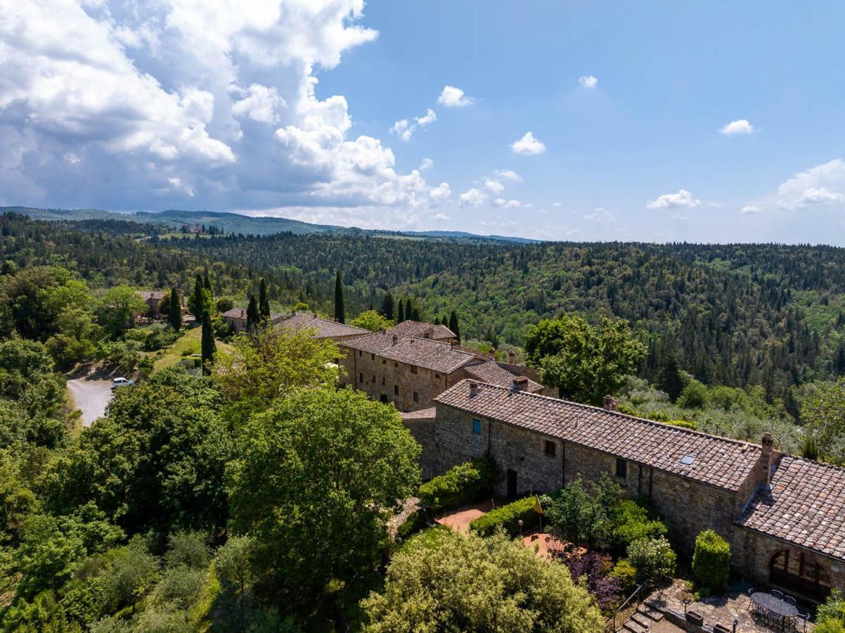 Borgo Nel Chianti Istrice Con Piscina Tennis E Wifi Castellina in Chianti Bagian luar foto