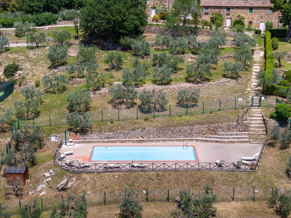 Borgo Nel Chianti Istrice Con Piscina Tennis E Wifi Castellina in Chianti Bagian luar foto